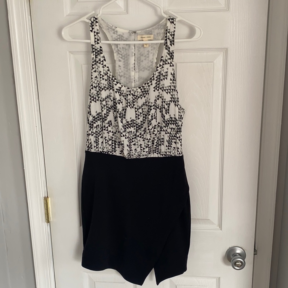 Black& white dress